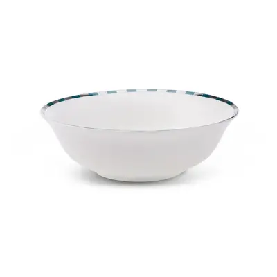 Karaca Aries Porcelain CerealSoup Bowl, 14cm, Green Blue Multi