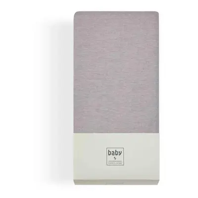 Karaca Home Jersey Baby Fitted Sheet, Single, Grey