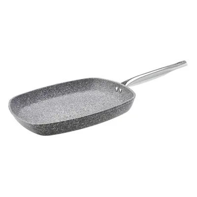 Karaca Vierno Biogranite Griddle Pan, 28cm, Grey