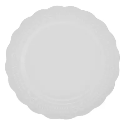 Karaca New Year Christmas Porcelain Dinner Plate, 27cm, White