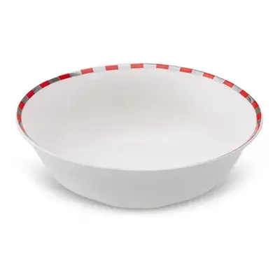 Karaca Aries Porcelain CerealSoup Bowl, 14cm, Red Blue Multi