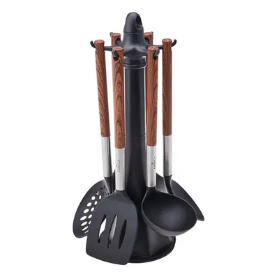 Karaca North Star Piece Kitchen Utensil Set with Stand, Multi