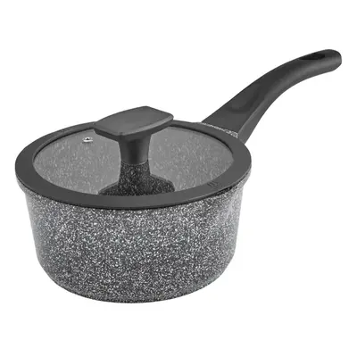 Karaca Serra Biogranite Induction Sauce Pan with Lid, 18cm, Grey