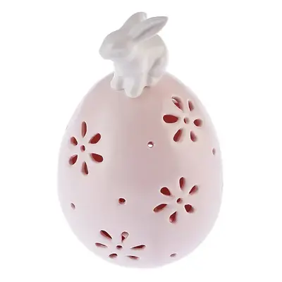 Karaca Easter Stoneware Decorative Trinket, White Pink