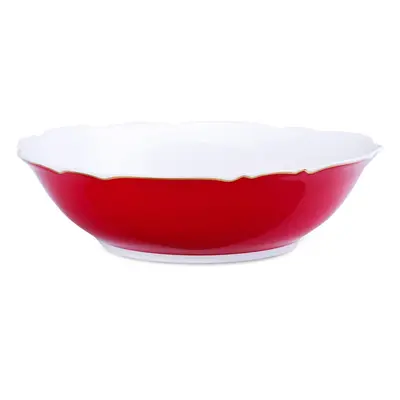 Karaca Romantic Serving Bowl, 23cm, Red