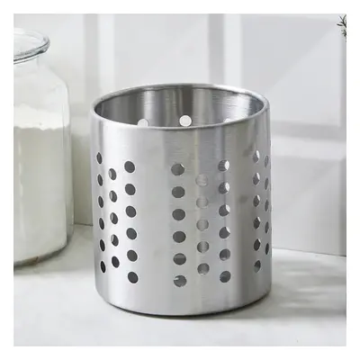 Karaca Stainless Steel Utensil Holder, 12cmx13cm Silver