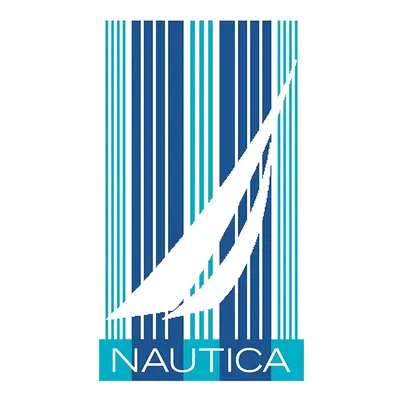 Nautica Home Blueship 100% Turkish Cotton Beach Towel, 90cmx180cm, Blue Multi