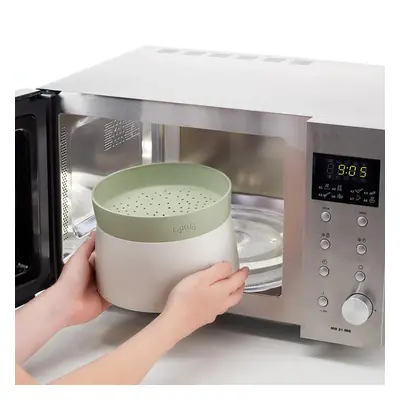 Lèkuè Quick Quinoa and Rice Cooker, 13cmx18cm, Dark Green