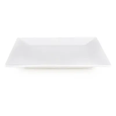 Karaca Carmen Trend Square Porcelain Serving Platter, 18cm, White