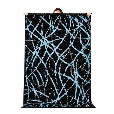 Kasmir Rugs Decorative Art Trend Iceberg Rug, 120cmx180cm, Black Multi