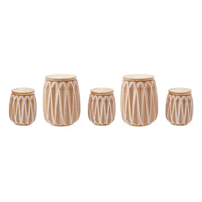 Karaca Pars Piece Ceramic Spice Jar Set, Multi