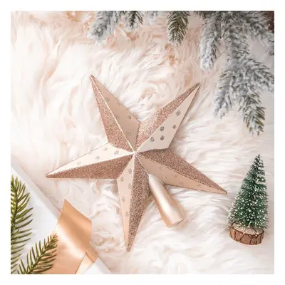 Karaca Home New Year Christmas Star Tree Topper, 20cm, Gold