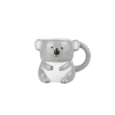 Karaca Animal Koala Stoneware Mug, 352ml, Multi