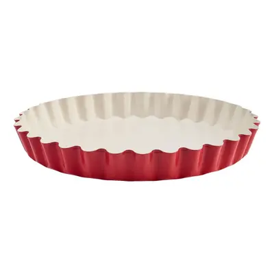 Karaca Ruby Aluminium Pie Dish, 28cm, Light Pink