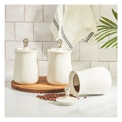 Karaca Over Piece Porcelain Spice Jar, 1200ml, White