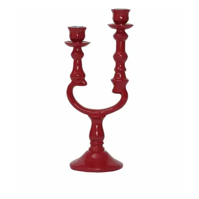 Karaca Home Pop-Art Arm Candlestick, 12.7cmx10cmx28.5cm, Red