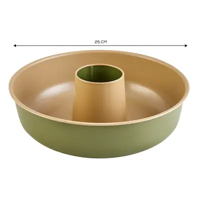 Karaca Jennese Savarin Non-Stick Metal Cake Tin, cm, Green