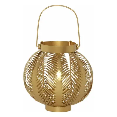 Karaca Home Leaf Lantern, 20cmx19cm, Gold