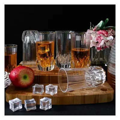 Rcr Adagio Piece Glass Highball Set, 400ml, Transparent