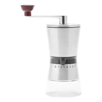 Karaca Manual Coffee Grinder, 17cm, Silver Black Brown