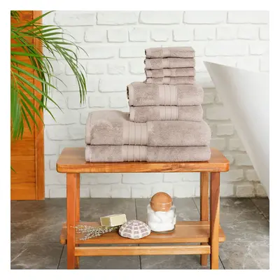 Karaca Home 100% Turkish Cotton Towel Set, Piece, Grey