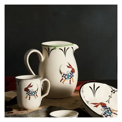 Karaca Paye Seljuk Collection Porcelain Pitcher, 1500ml, Multi