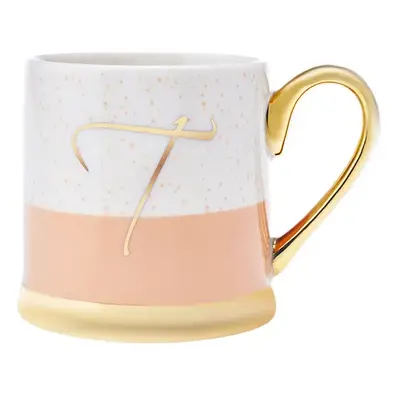 Karaca Letter T Porcelain Mug, 330ml, Multi