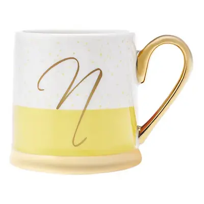 Karaca Letter N Porcelain Mug, 330ml, Multi