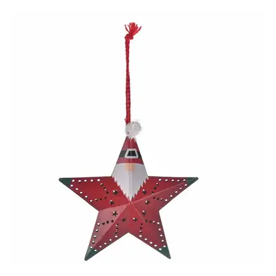 Karaca Home New Year Christmas Star Tree Decoration, 12cm, Multi