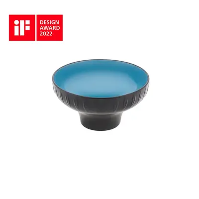 Karaca Fit Collection Stoneware CerealSoup Bowl, 20cm, Blue Black