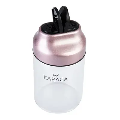 Karaca Dimple Glass SaltPepper Shaker, 220ml, Rose Gold