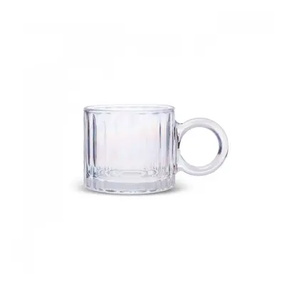 Karaca Luna Glass Luster Mug, 300ml, Transparent