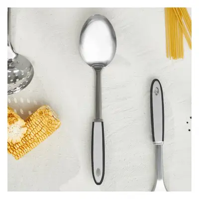 Karaca Viona Stainless Steel Serving Spoon, 33cm, Grey