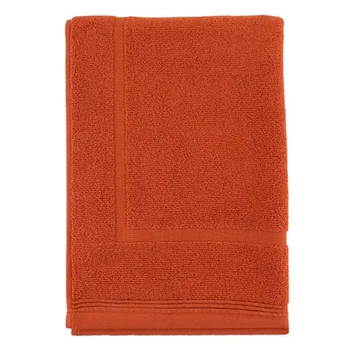 Karaca Home Back To Basic 100% Turkish Cotton Foot Towel, 50cmx70cm, Tile Red