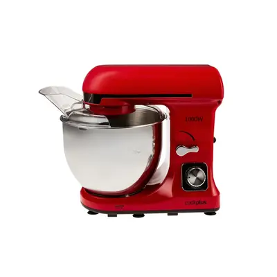 Cookplus Quick Chef Stand Mixer, 5L, 1000W, Red