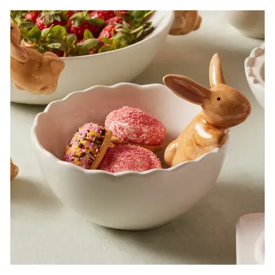 Karaca Easter CerealSoup Bowl, 16cm, White Multi