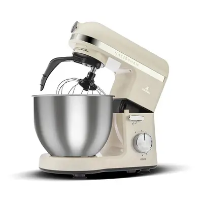 Karaca Mastermaid Chef Pro Zero Side Tech Stand Mixer, 5L, 1500W, Soft Cream