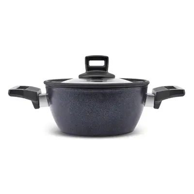 Karaca BioDiamond Powerful Plus Stockpot with Lid, 20cm, Black