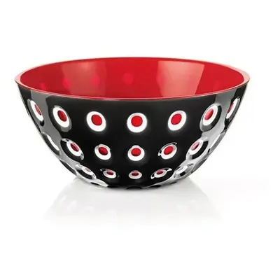 Guzzini Le Murrıne Salad Bowl, 25cm, Black Red