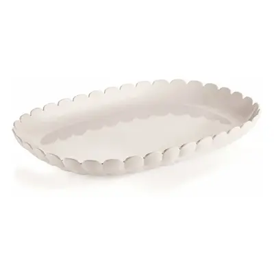 Guzzini Tiffany Serving Platter, Medium, Cream