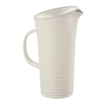 Guzzini Tierra Long Pitcher, 1800ml, Light Cream