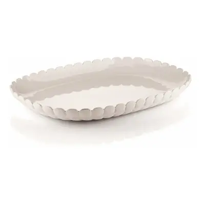 Guzzini Tiffany Serving Platter, Large, Cream