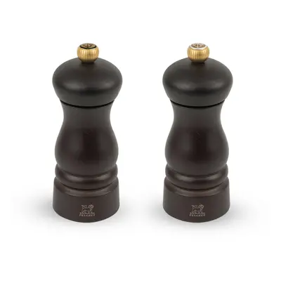 Peugeot Clermont Piece Salt and Pepper Grinder, 13cm, Chocolate