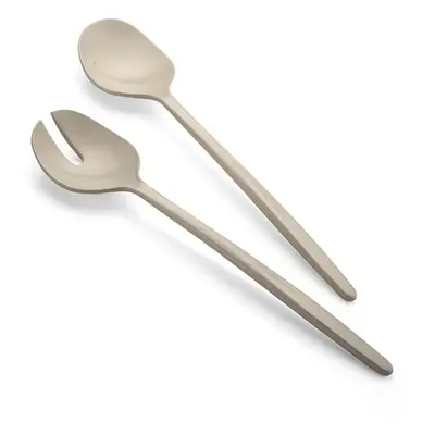 Guzzini Tiffany Piece Salad Servers, Brown