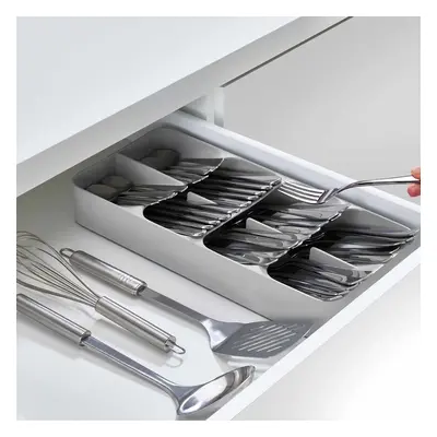 Joseph Joseph DrawerStore Cutlery Organiser, Large, Grey