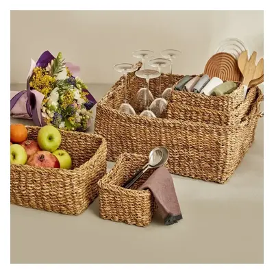 Karaca Fenix Seagrass Storage Basket Set