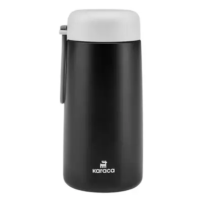 Karaca Remus Stainless Steel Flask, 270ml, Black