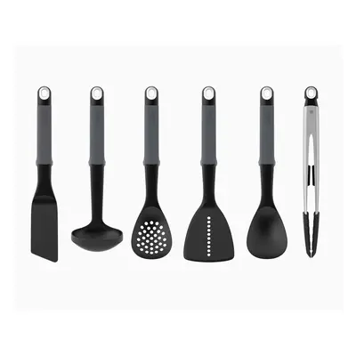 Joseph joseph Elevate Carousel Piece Kitchen Utensil Set With Tongs, Greey