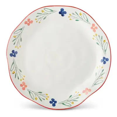 Karaca Primavera Stoneware Dinner Plate, 26cm, Mixed Flowers