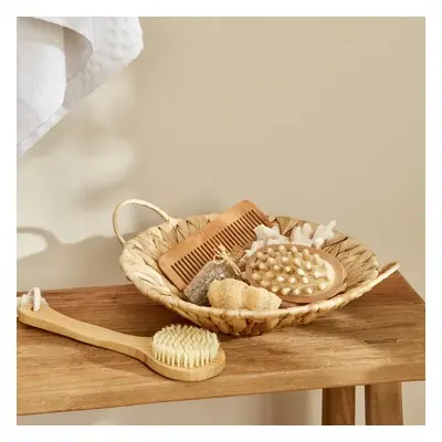 Karaca Home Strata Decorative Tray, 30cm, Beige